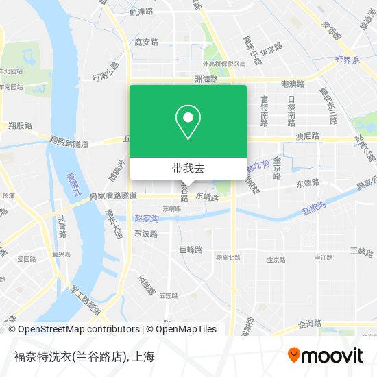 福奈特洗衣(兰谷路店)地图