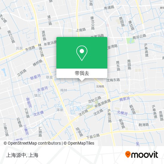 上海源中地图