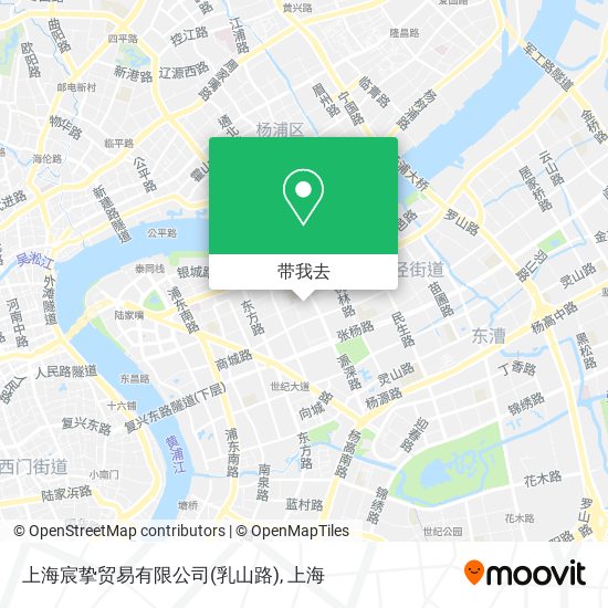 上海宸挚贸易有限公司(乳山路)地图
