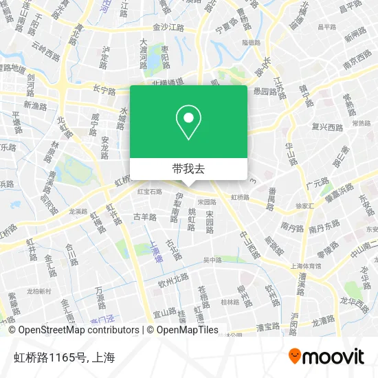 虹桥路1165号地图