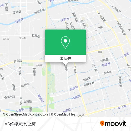 VC鲜榨果汁地图