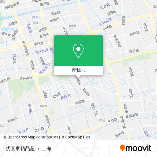 优宜家精品超市地图