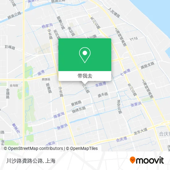 川沙路龚路公路地图