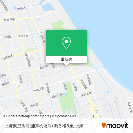 上海航空酒店(浦东机场店)-商务楼B座地图