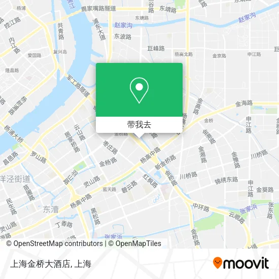 上海金桥大酒店地图