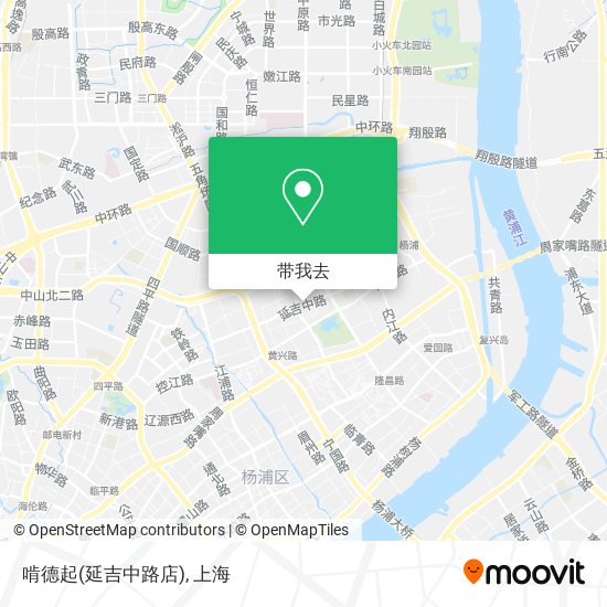 啃德起(延吉中路店)地图