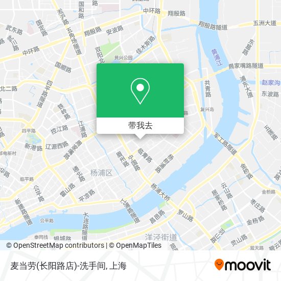 麦当劳(长阳路店)-洗手间地图