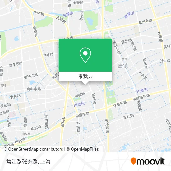益江路张东路地图