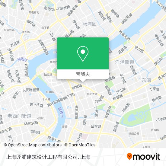 上海匠浦建筑设计工程有限公司地图