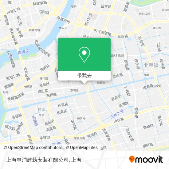 上海申浦建筑安装有限公司地图