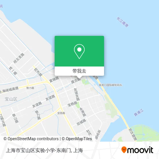 上海市宝山区实验小学-东南门地图