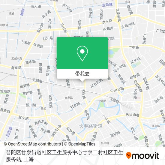 普陀区甘泉街道社区卫生服务中心甘泉二村社区卫生服务站地图