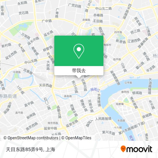 天目东路85弄9号地图