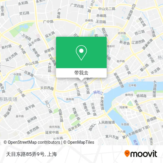 天目东路85弄9号地图