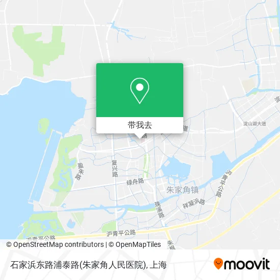 石家浜东路浦泰路(朱家角人民医院)地图