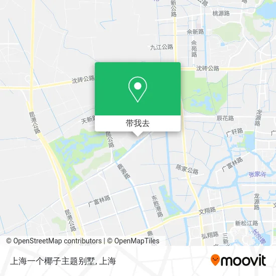 上海一个椰子主题别墅地图