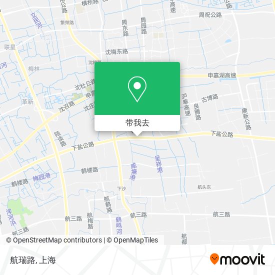 航瑞路地图