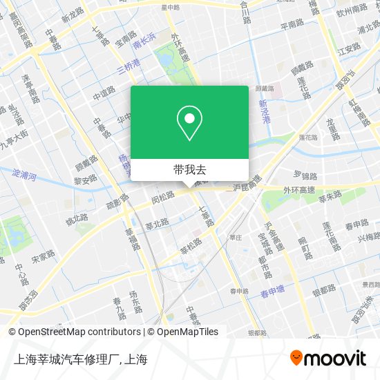 上海莘城汽车修理厂地图
