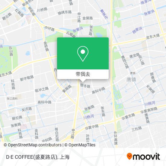 D·E COFFEE(盛夏路店)地图