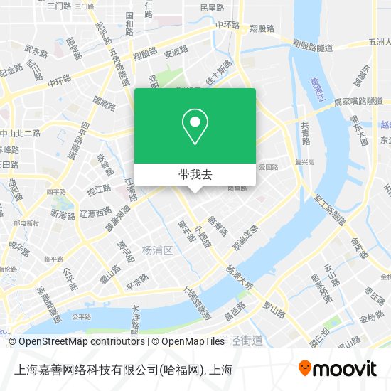 上海嘉善网络科技有限公司(哈福网)地图