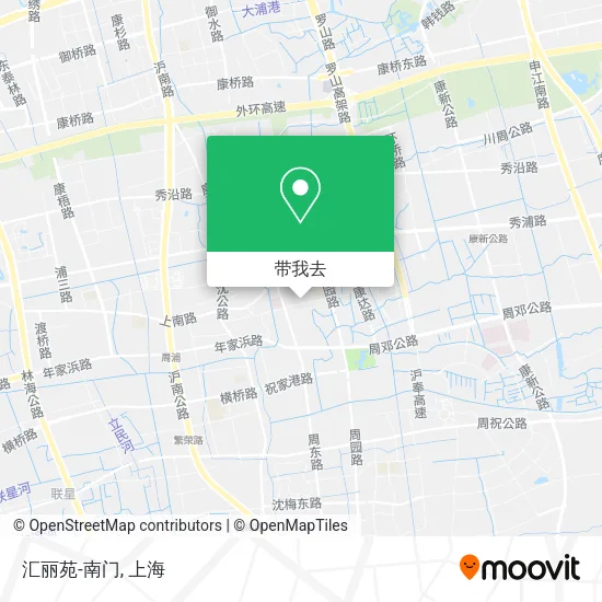汇丽苑-南门地图