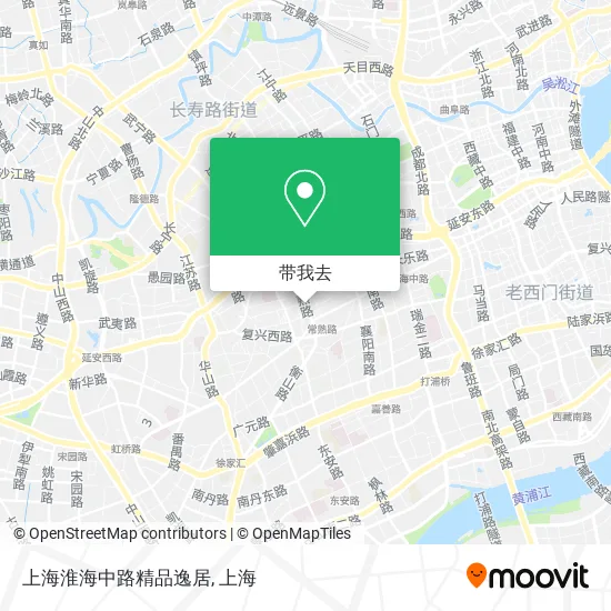 上海淮海中路精品逸居地图