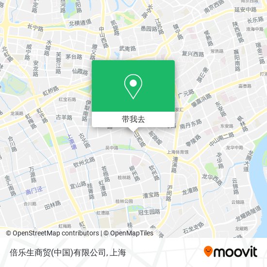 倍乐生商贸(中国)有限公司地图