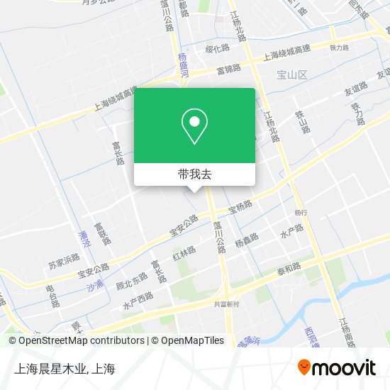 上海晨星木业地图