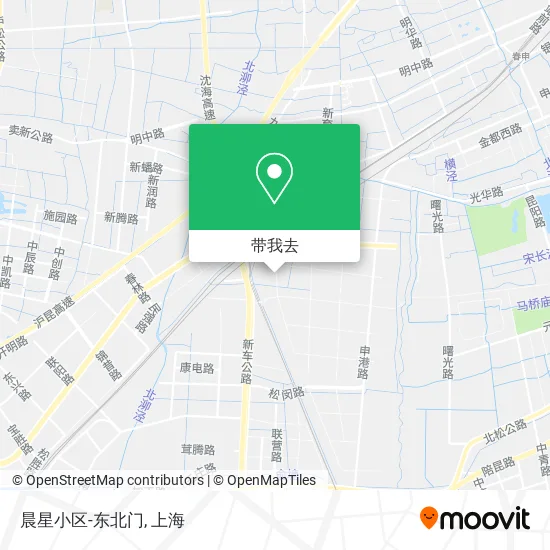 晨星小区-东北门地图