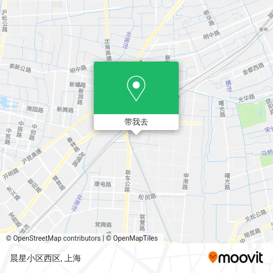 晨星小区西区地图