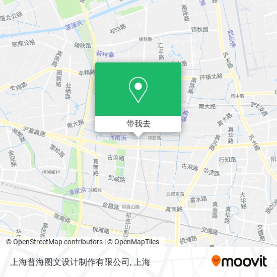 上海普海图文设计制作有限公司地图