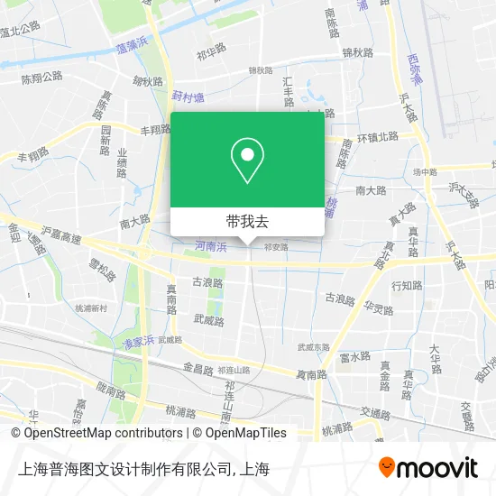 上海普海图文设计制作有限公司地图