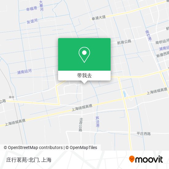 庄行茗苑-北门地图