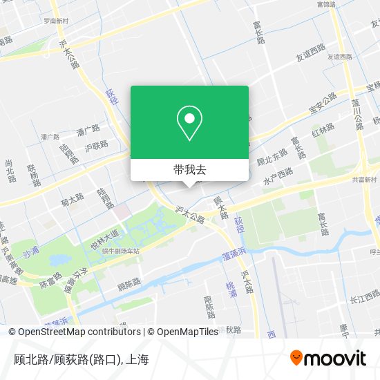 顾北路/顾荻路(路口)地图