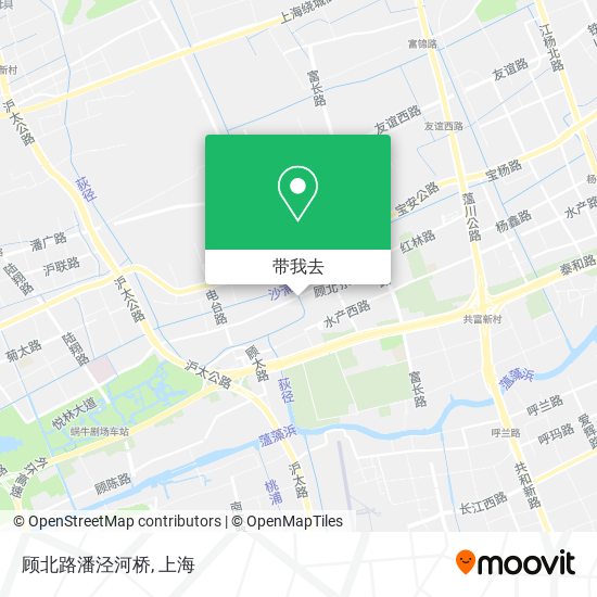 顾北路潘泾河桥地图