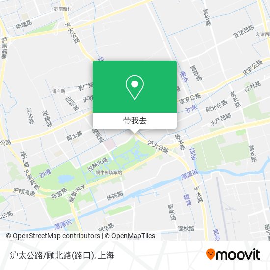 沪太公路/顾北路(路口)地图