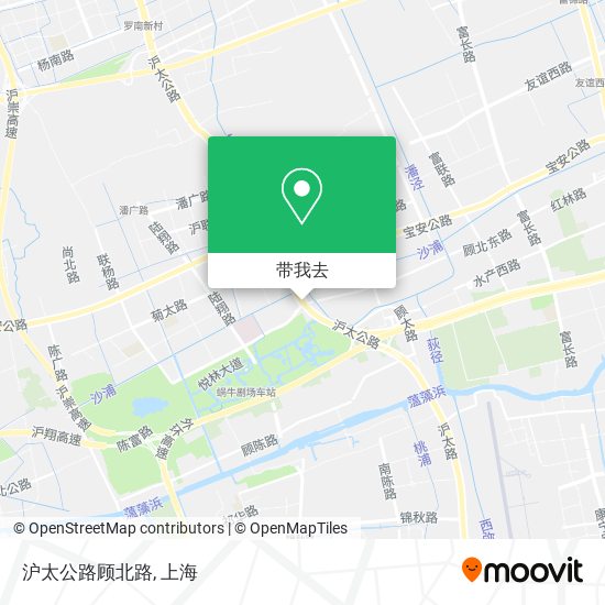 沪太公路顾北路地图