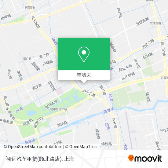 翔远汽车租赁(顾北路店)地图