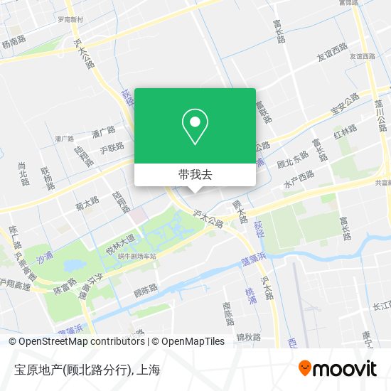 宝原地产(顾北路分行)地图