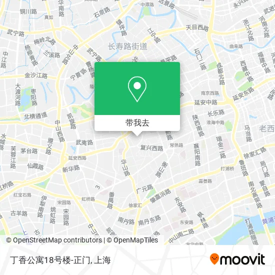 丁香公寓18号楼-正门地图