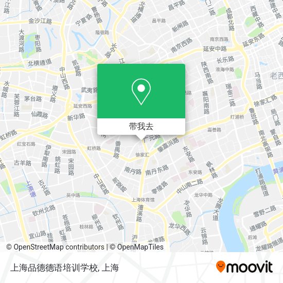 上海品德德语培训学校地图
