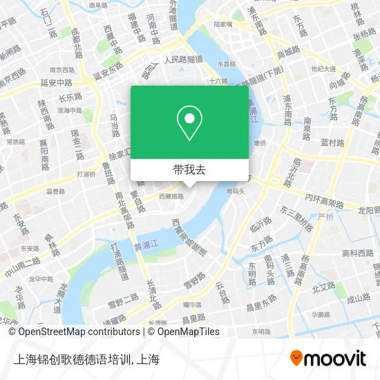 上海锦创歌德德语培训地图