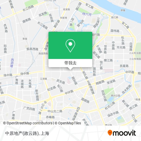 中原地产(政云路)地图