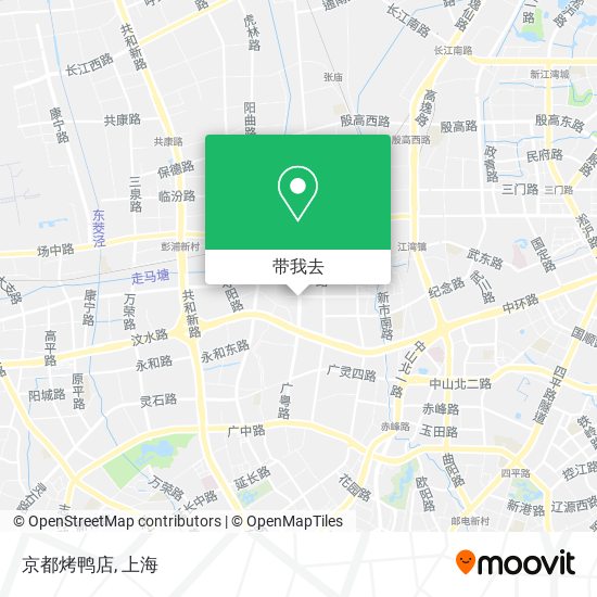 京都烤鸭店地图