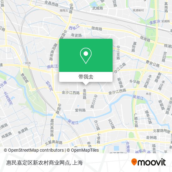 惠民嘉定区新农村商业网点地图