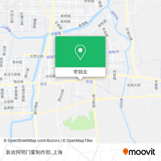 新农阿明门窗制作部地图