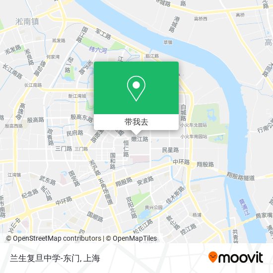 兰生复旦中学-东门地图