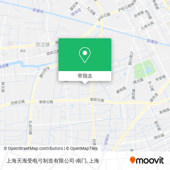 上海天海受电弓制造有限公司-南门地图