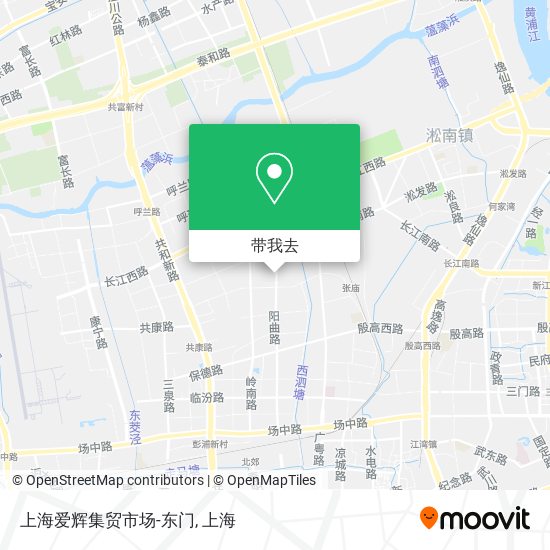 上海爱辉集贸市场-东门地图