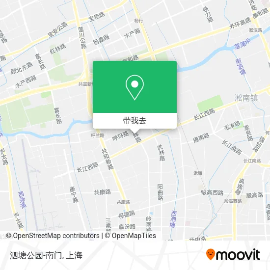 泗塘公园-南门地图